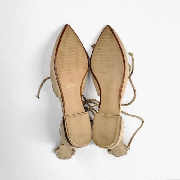 ZARA pointy toe flats shoes Sz EU 40 - Picture 7 of 8
